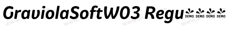 GraviolaSoftW03 Regu字体转换